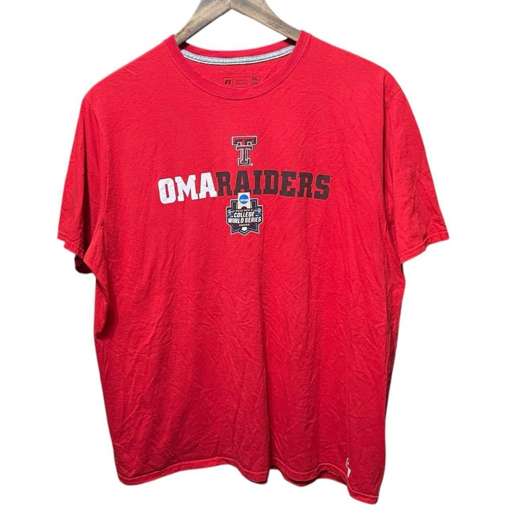 2018 College World Series Texas Tech University Oma Raiders sports baseball Tee